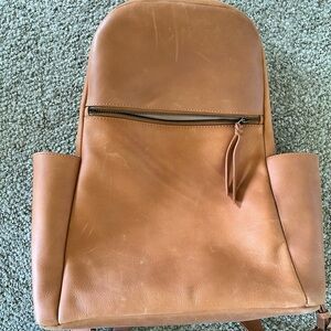 Able Alex Backpack in Cognac